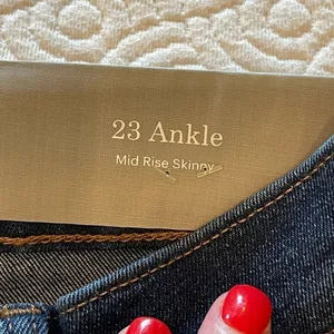 Everlane Blue Medium Wash Authentic Stretch Mid Rise‎ Skinny Jeans Size 23 thumbnail 11