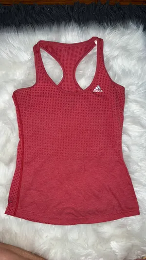Adidas Aeroknit Heather Red Athletic Tank Top Size XSmall thumbnail 1