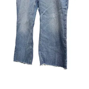 J.Crew Womens‎ 9" Demi Boot Crop Jeans Size 34 Brommell Wash Frayed Hem Denim thumbnail 4