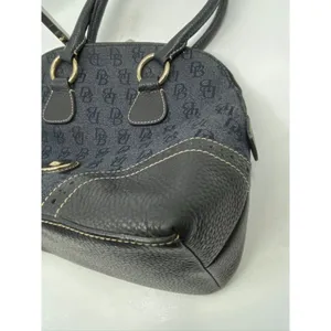 Dooney & Bourke Over Signature Fabric Size M Gray thumbnail 5
