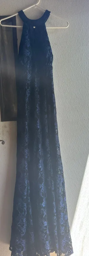 Navy Blue Prom Dress thumbnail 1