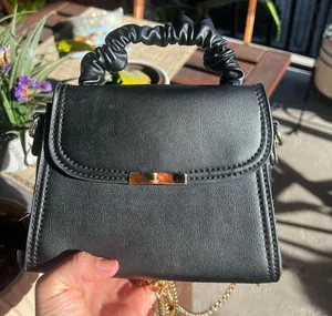 Black And Gold Chain Purse thumbnail 1