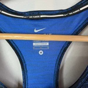 Nike Dri-Fit Blue Milar Racerback‎ Running Athletic Tank Top M thumbnail 3