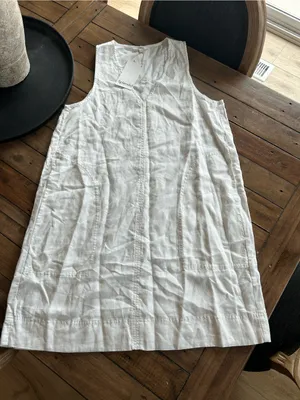 NWT Splendid Collection Dawson Linen Mini White Dress S thumbnail 3