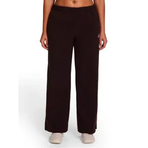 Reebok NWT Wide-Leg Fleece Pants, Chocolate Plum, Women's Plus XXXL thumbnail 2