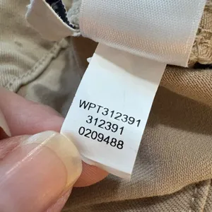 J. Jill Denim High-Rise Straight-Leg Ankle Pants‎ Size 10 Taupe Beige Utility thumbnail 9