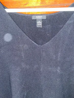 2x Black Short Sleeve Pullover Sweater thumbnail 2
