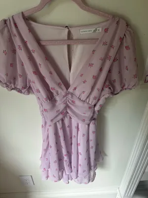 Altar'd State Dress Romper Floral thumbnail 1