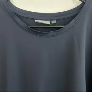 Athleta Smokey Blue Long Sleeve Pullover Athletic High-Lo Nylon Top Size Large thumbnail 7