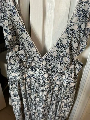 Anthropologie V-Neck Plunge Tunic Mini Dress thumbnail 5