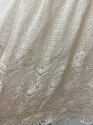 Jen's Pirate Booty Everlasting Backless White Lace Mini Dress thumbnail 6