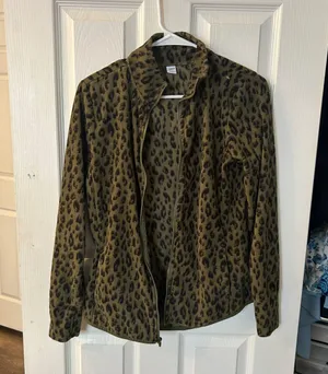 Old Navy leopard print jacket thumbnail 1