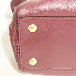 Coach‎ Taylor Red Leather Alexis Carryall Bordeaux Shoulder Bag Tote 25205 Gold thumbnail 8