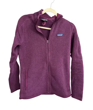 Patagonia Better Sweater Full Zip Fleece Jacket Purple Huckleberry Womens Medium thumbnail 1