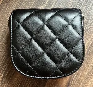 Black Quilted Mini Purse thumbnail 1