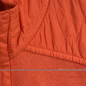T By Talbots Orange Puffer Vest Full Zip Size Small Petite New With Tags‎ thumbnail 6