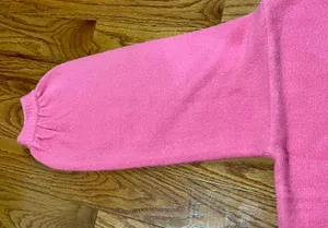 New Lulu’s Bright Eyes Neon Pink Balloon Sleeve Sweater Top XS thumbnail 7