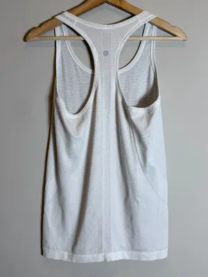 Lululemon Swiftly Tech Racerback Tank Top Women's 8 White Workout Gym Fitness thumbnail 8