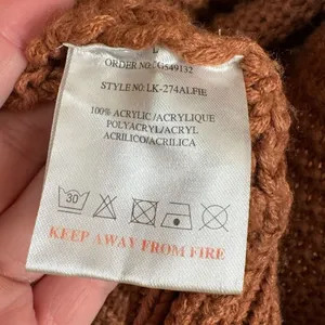Brave Soul London Burnt Orange Knit Oversized Chunky Cardigan Sweater L/16 thumbnail 4