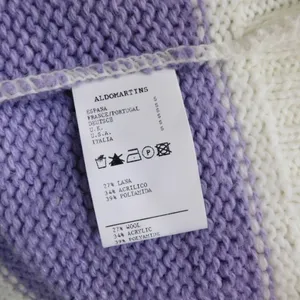 Anthropologie ALDOMARTINS‎ Striped Turtleneck Sweater Aldo Martins Wool Small thumbnail 10