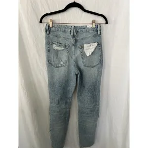 Good American Good Boy distressed Denim Blue Jeans Size 4/27 NEW!‎ thumbnail 6