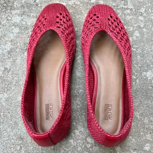 Nordstrom Rack Red Woven Flats thumbnail 8