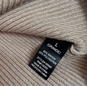 Ambiance Apparel NWOT Neutral Light Brown Ribbed Turtleneck Sweater thumbnail 5