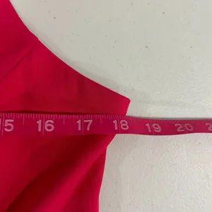 Gianni Bini GB‎ Pink Salmon Mini Pleated Dress Spaghetti Straps Large Hoco Party thumbnail 7