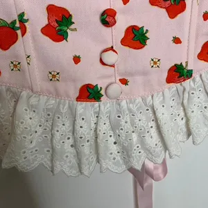DollsKill Strawberry Shortcake Meadow Greeting Corset Top Strawberry Medium thumbnail 7