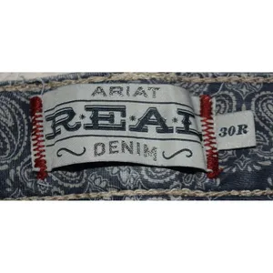 Ariat REAL Bootcut Jeans Womens 30R Dark Wash Studded Embroidered Excellent thumbnail 6
