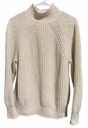 J. Crew‎ Relaxed Rollneck Sweater Linen Women's Size Small thumbnail 1