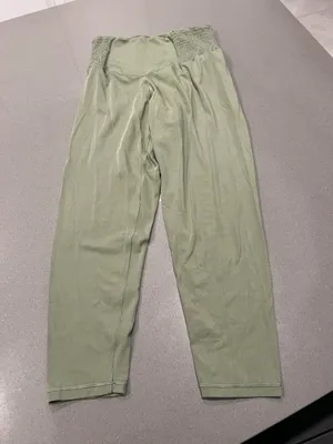 Green Smocked Leggings thumbnail 6