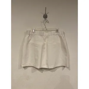 Abercrombie & Fitch Skirt Womens Large White Twill Mini Pockets Casual Chic thumbnail 3