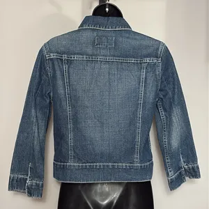 VINTAGE Polo Jeans Co Ralph Lauren Women Small Denim Jean Jacket thumbnail 2