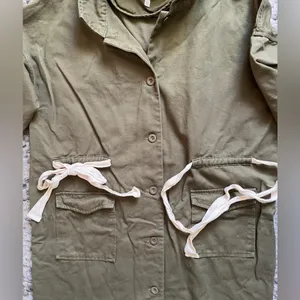 Haryln utility coat olive green size large thumbnail 4