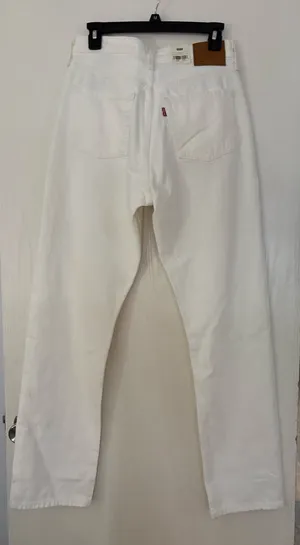 White Levi’s Jeans 501 High-Rise Denim thumbnail 2