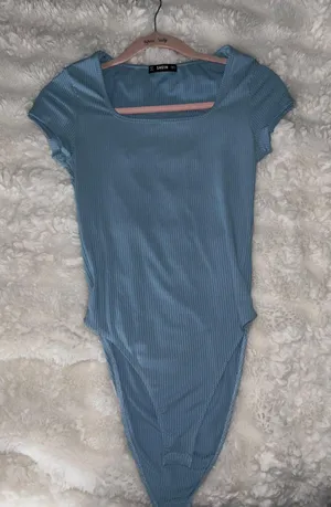 SheIn Baby Blue Body Suit thumbnail 1