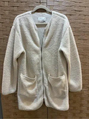 Aritzia Wilfred Free Long Sherpa Liner Jacket EUC M thumbnail 2