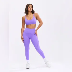 BUFF BUNNY Airbrush Laser Sports Bra in Party Purple Size S Buffbunny Collection thumbnail 3