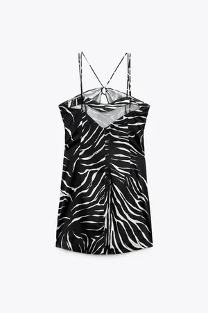 ZARA Animal Print Short Dress thumbnail 8