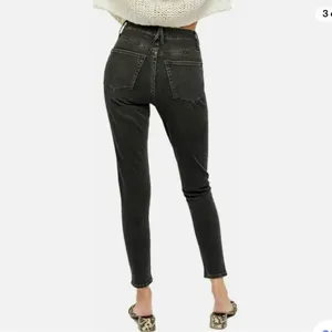 Free People Women’s Skinny Jeans Milkyway Black Size 25 thumbnail 4