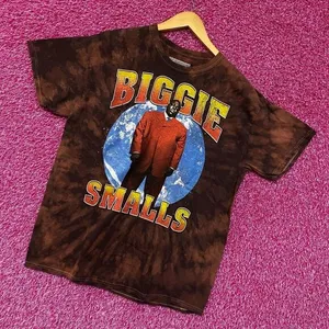 Biggie Smalls World The King of New York Rap Tie Dye XL thumbnail 3