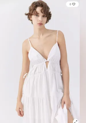 ASTR The Label Cassie Tiered White Maxi Dress- Saks5th Ave thumbnail 7
