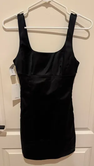 Aritzia Wilfred Shine Satin Dress thumbnail 1