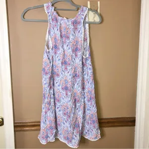 Victoria’s Secret Paisley Sleeveless Slip Dress Nightgown Pink Blue‎ Size small thumbnail 2