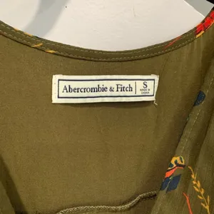 Abercrombie & Fitch Olive Green Chiffon Dress thumbnail 3