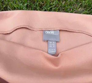 ASOS One Shoulder Light Pink Mini Dress thumbnail 6