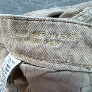 American Eagle Mid Rise Baggy Wide Leg Cargo Pants Utility Tan Womens 12 Skater thumbnail 2
