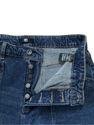 FRYE Barrel Style High Rise 5 Button Fly Cotton Stretch Jeans Size 6 thumbnail 3