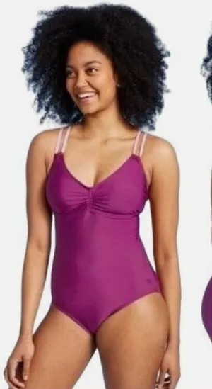 All In Motion Strappy One Piece Swimsuit Size XL thumbnail 1
